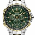 Seiko Men s Coutura Radio Sync Solar Chronograph Two-tone Watch  Ssg022 