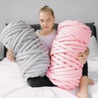 500g Super Thick Diy Bulky Arm Knitting Blanket Chunky Yarn Cotton Coarse Woolen
