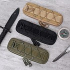 Tactical Molle Pouch Military Knife Sheath Waist Pack Edc Tool Flashlight Holder