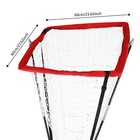 Volleyball Training Net Iron Frame Practice Net For Spiking Backyard Outdoor New