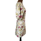 Moodie Dress Size S Vintage Floral Tapestry Puff Sleeve Romantic Garden Pockets