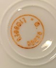 M  Redon 8 5    Limoges Porcelain Cherub Angel Gold Trim Scalloped Edge  5 Plates 