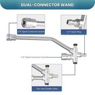 Dual Connector Pressure Washer Wand For Foam Cannon  Dual-connector Lance Wit   