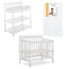 Dream On Me Nursery Essentials Bundle Of Dream On Me Aden Convertible -  White