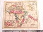 1866 Hand-colored Map Of  africa   Approximately  11  X 9   20842