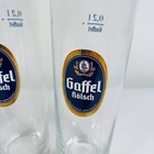Set Of 4 Gaffel Kolsch German Beer Glass Cologne Germany 0 2l