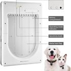 Ajkj Smart Electronic Pet Door Large  Automatic Dog Door 3 Modes 7-85 Lbs