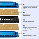 Easttop Harmonica Set Of 7 10holes Blues Harp Diatonic Mouth Organ Harmonica Set