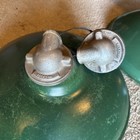 Vintage 14   Set Jackson Green Porcelain Enamel Yard Barn  Gas Station Light