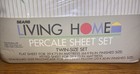 Vintage Sears Colormate Collection Living Home Tulip Stripe Twin Sheet Set New