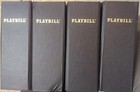 74x Lot- Vintage Playbills In Sheets W backer Boards In Binders All Titles Shown