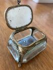 Antique Jewellery Box  19th Century  Casket  Reliquary  Baroque Brass
