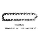2pcs 4 Inch Replacement Chainsaw Chain For Cordless Electric Mini Chain Saw