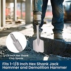 Toovem 1-1 8  Hex Shank Clay Spade  4 3 X  16 5   Alloy Steel For Trenching