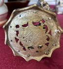 Vintage Chanukiah Menorah Judaica Jerusalem Israel Abada Brass Hanukkah 