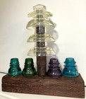 Nice Straw Colored Pyrex    stacker    Power Insulator