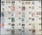 Lot Of 45 1973 Mixed Cachet First Day Covers