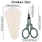 Vintage Needlework Scissors With Cover Small Sewing Scissors For Embroidery C   