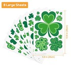 St Patricks Day Window Clings  109 Pcs Shamrock Window Stickers For St 