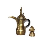 Antique Arabic Islamic Dallah Coffee Pot Bedouin Copper Middle East 2 Cup Coffee