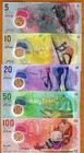 Maldives Set 5 Pcs 5-10-20-50-100 Rufiyaa   Polymer  