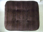 Upholstered Dark Purple Tufted Footstool Ottoman Glider Rocker Baby Nursery