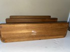 Kalmar Designs Vintage Mcm Teak Wood 120-cd Storage Shelf