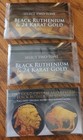3-24 Kt Gold And Black Ruthenium Coins Barber Half  Standing Liberty And Buffalo