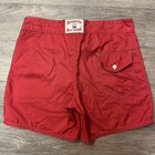 Vtg Birdwell Beach Britches Mens 32 Board Shorts Red Swim Trunks Surfing Y2k Usa