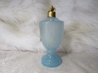 Vintage Antique Light Blue Vnc Opaline De Venise Italy Glass Perfume Bottle