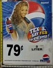 Beyonce Texas Say Yes To Pepsi Promo Poster Cardboard 2003