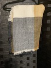 Plaid Blanket  warm Soft Chunky Oversized Tartan Shawl Wrap For Women Nwot