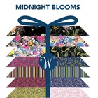Windham - Midnight Blooms Fat Quarter Bundle By Whistler Studios 17 Pcs