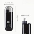 New Nose Ear Hair Trimmer Eyebrow Beard Shaver Clipper Mini Travel Rechargeable