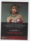 Giselle Damier As Sandie Twin Peaks Archives 2019 Autograph Card Auto