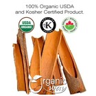 Organic Way True Ceylon Cinnamon Sticks - Organic  Kosher   Usda Certified