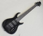 6 Strings Black Electric Bass Guitar With Active Circuit rosewood Fretboard