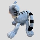 Animal Alley Blue Cat Plush Toys R Us 2000 13  Vtg Striped