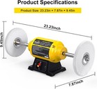 Woodskil3 4 Hp Bench Buffer Polisher 4 8a 8 Inch Jewelry Buffer Polisher Machine