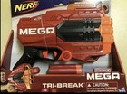 Nerf Mega Tri-break Toy Blaster Scout Mkll Toy Dart Gun Kids Gift Lot
