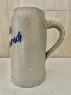 Vintage Brauerei Hubmann Herzogenaurach Stoneware Salt Glaze Beer Stein 1l