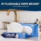 Cottonelle Xl Flushable Wet Wipes  Adult Wipes Large  8 Flip-top Packs  45 Wipes