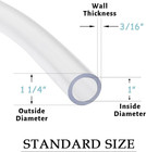 1  Id X 50ft Clear Vinyl Tubing  Low Pressure Flexible Pvc Tubing  Heavy Duty Uv