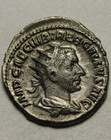 Rare Genuine Ancient Roman Coin Trebonianus Gallus apollo Lyre antoninianus