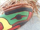 Large Nw Squamish Indian Canada Sgnd Articulated Eagle Mask Kurtis Antone Xlnt  