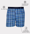 Hanes Men s Moisture Wicking Boxer Underwear Cotton Blend 10 Pack Plaid