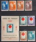 Paraguay 1964 Olympics  Mnh   Imperf  perf Sheets   Sets  Sports Air Mails Japan