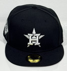 New Era Houston Astros 59fifty 2017 World Series Fitted Hat Size 7 3 8 Black Nwt