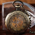 Vintage Steampunk Men s Retro Auto Mechanical Skeleton Pocket Watch Pendant Gift