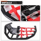 Pair Nerf Bars Heel Guards For All Years Honda Trx 450r Sportrax 450 Red Nets